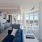 living room with view of the kitchen