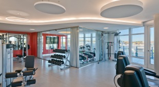 Cycling studio in the Fitness Center